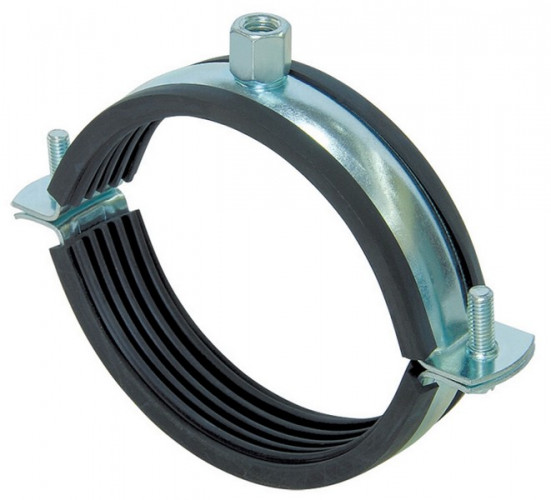 Хомут сантехнический, без шпильки, 3", диаметр 87-94мм
