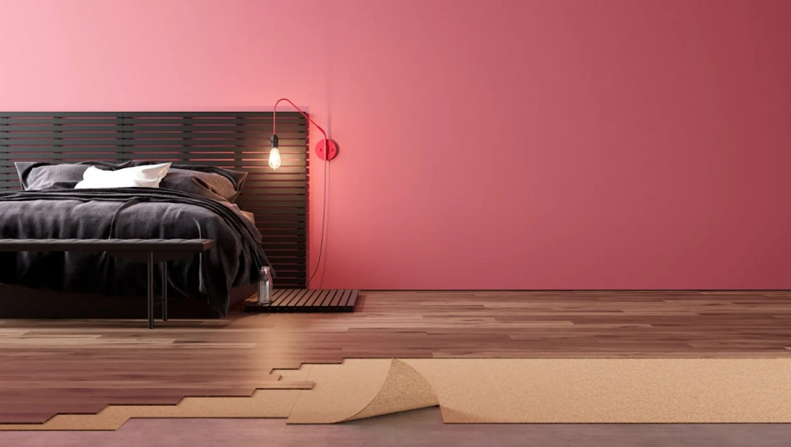 Пробковая подложка для ламината 3мм (1х10м) 10м2