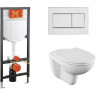 Комплект унитаза с инсталляцией Norm Fit 9773B099-7207 Микролифт Vitra