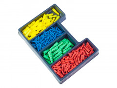 Набор сверл по бетону 3-8мм, металлу 2-10мм, дереву 4-10мм, 6 бит, битодержатель РемоКолор 36-8-401