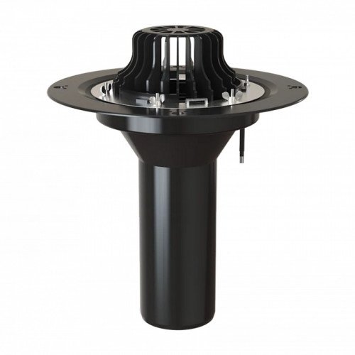 Воронка с обжимным металлическим фланцем с обогревом 110х450мм Технониколь 661124