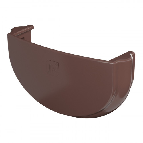 Заглушка желоба ПВХ Коричневый Оптима Технониколь 079456