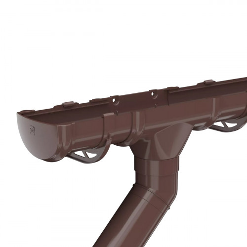 Заглушка желоба ПВХ Коричневый Оптима Технониколь 079456