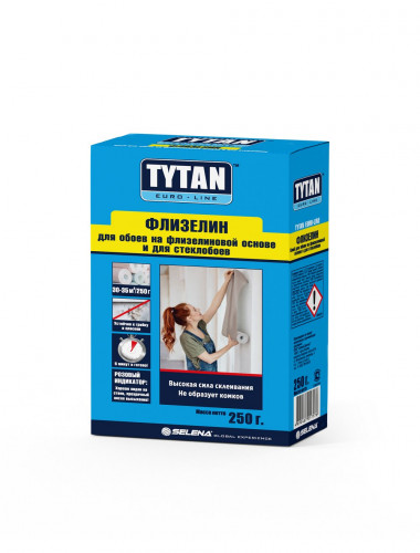 Клей для флизелиновых обоев Tytan Euro-line Флизелин 250г