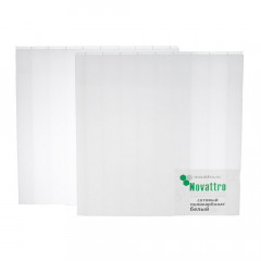 Сотовый поликарбонат 10мм Белый 2,1х12м Новаттро 1,6кг/м2