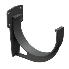 Кронштейн для желоба, ПВХ Графит Деке PREMIUM