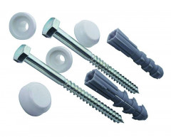 Крепление унитаза к полу в сборе с болтами и заглушками, 100мм РемоКолор 61-0-034