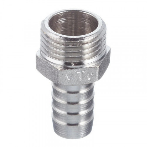 Штуцер для резинового шланга 1/2х14 наружная резьба Valtec VTr.650.N.0414