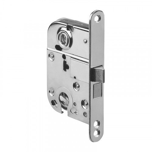 Замок Шлосс 2018 без ответной планки, хром 03006