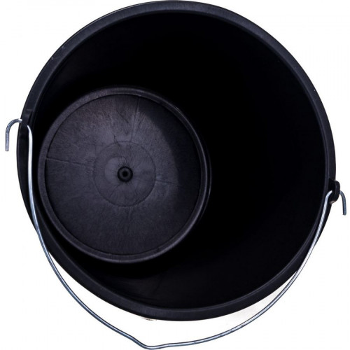 Ведро строительное пластиковое круглое, 12л Бибер