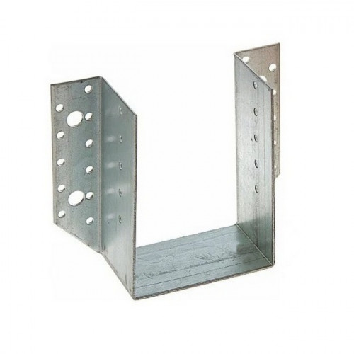 Опора бруса оцинкованная открытая 50х140х76х2мм без анкерного отверстия