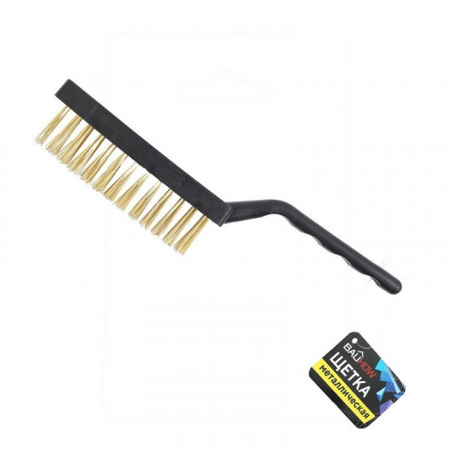 Щетка проволочная 6 рядная пластиковая Bauhow 48536