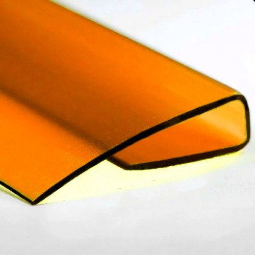 Профиль торцевой UP 4мм Оранжевый L=2,1м