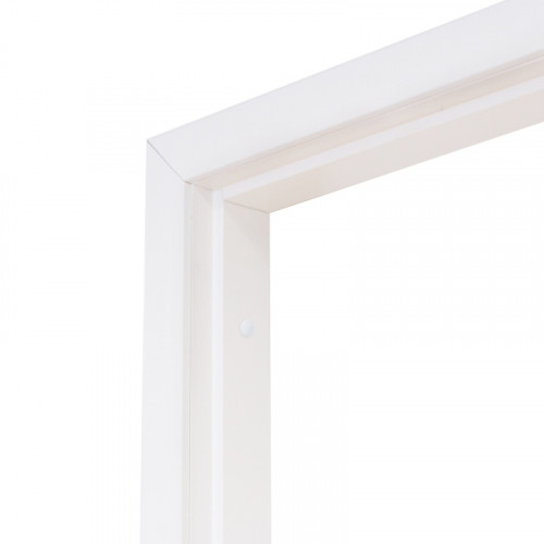 Дверь глухая (в комплекте) белая крашеная 900*2000 ГОСТ с замком 2014 Олови