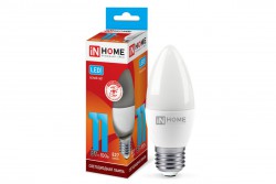 Лампа светодиодная LED-VC свечеобразная 11Вт 230В Е27 4000К холодный белый IN HOME