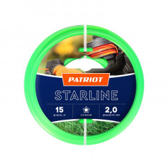 Леска для триммера, звезда 2,0мм, 15м Starline Patriot 805201056