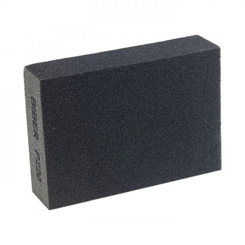Губка шлифовальная Р220 4-х сторонняя 100*70*25мм Бибер 70677