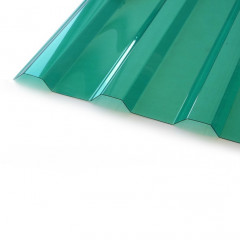 Поликарбонат трапеция МП/С-20 6000х1150х0,8мм (Зеленый) Новаттро СафПласт