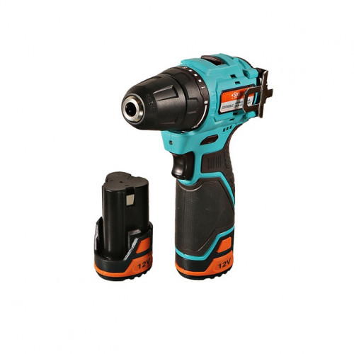 Дрель-шуруповерт аккумуляторная 12В, 2х2 Ач, 1400 об/мин Li-lon 1BatterySystem Sturm CD1240BLC