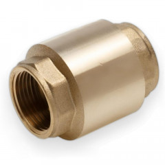 Клапан обратный 1/2&quot; с латунным сердечником внутренняя/внутренняя Aqualink 02339