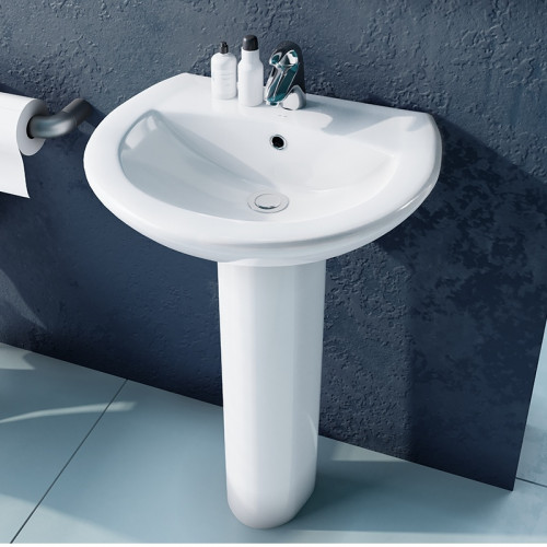 Умывальник Аттика 55, 540х470х185мм, без крепления, SANITA