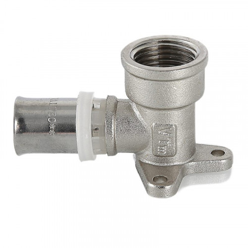 Угольник с креплением 20мм х 3/4 пресс, водорозетка внутренняя резьба Valtec VTm.254.N.002005