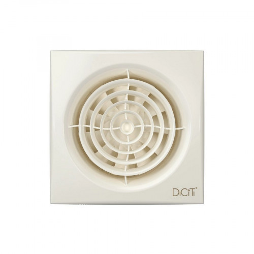 Вентилятор осевой вытяжной D100 Aura 4C Ivory DiCiTi