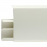 Плинтус Winart Quadro 100, 10318 Белый матовый, 2,2м со съемной панелью