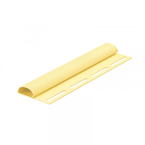 Планка финишная для винилового сайдинга 3000мм, лимон Деке PREMIUM