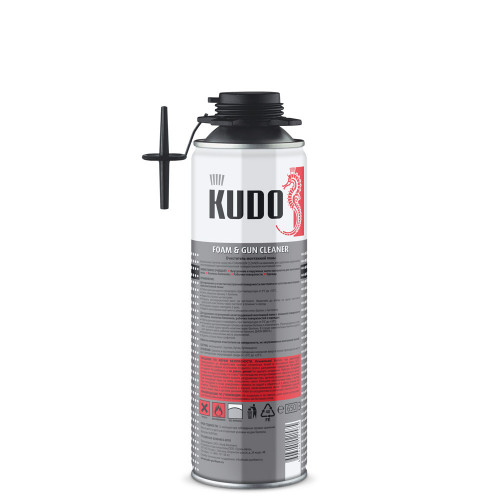 Очиститель монтажной пены Kudo KUPP06С Profi Foam&Gun Cleaner, 650 мл