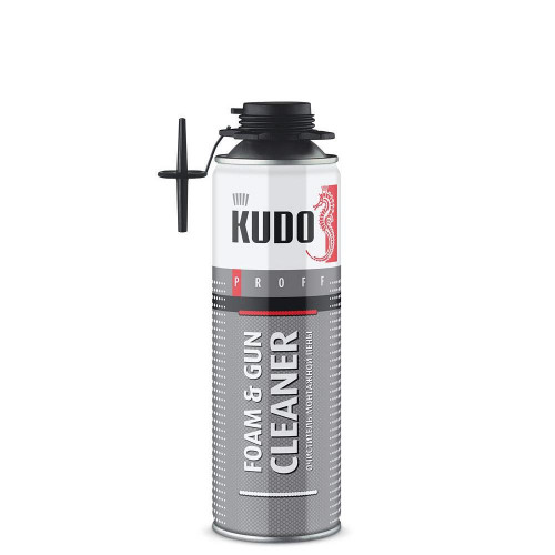 Очиститель монтажной пены Kudo KUPP06С Profi Foam&Gun Cleaner, 650 мл