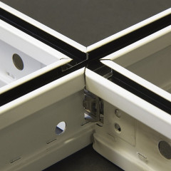 Профиль потолочный Т-образный 1200мм Т-14,5/41,5 белый/черный Албес Struna