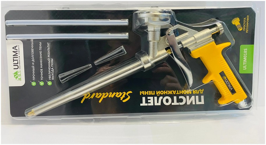 Пистолет для монтажной пены Standart ULTIM018S Ultima