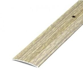 Порожек стыкоперекрывающий дуб беленый ПС-03 900*37мм, ЛУКА