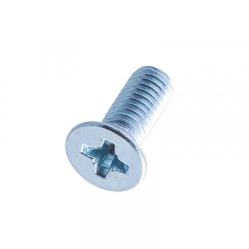Винт потайной М6х12 DIN965, оцинкованный, 1шт