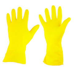 Перчатки хозяйственные латексные, размер L