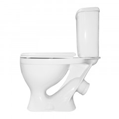 Унитаз-компакт Эталон стандарт 615x360x760мм, косой выпуск SANITA