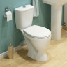 Унитаз-компакт Эталон стандарт 615x360x760мм, косой выпуск SANITA
