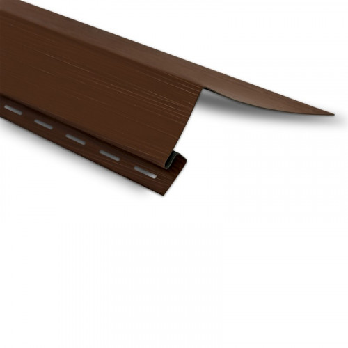 Околооконная планка широкая 3050х75х215мм, Коричневый Ю-пласт