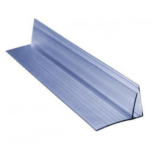 Профиль пристенный FP 4-6мм прозрачный L=6м Юг-Ойл-Пласт