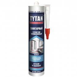 Герметик силиконовый санитарный белый Tytan Professional 280 мл