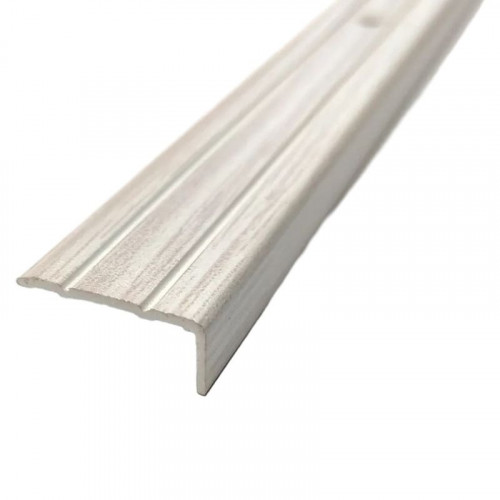 Угол 24х10х900мм Ясень Серый алюминиевый Русский профиль