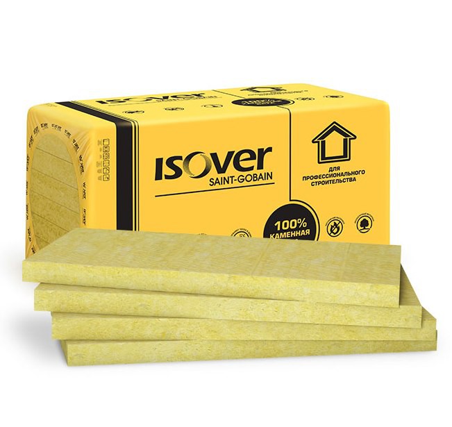 Утеплитель ISOVER Венти 85 кг/м3 (50*600*1000) 6шт. 3,6м2 (0,18м3)
