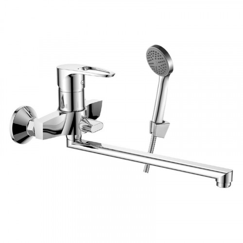 Смеситель для ванны одноручный поворотный излив Decoroom DR70043
