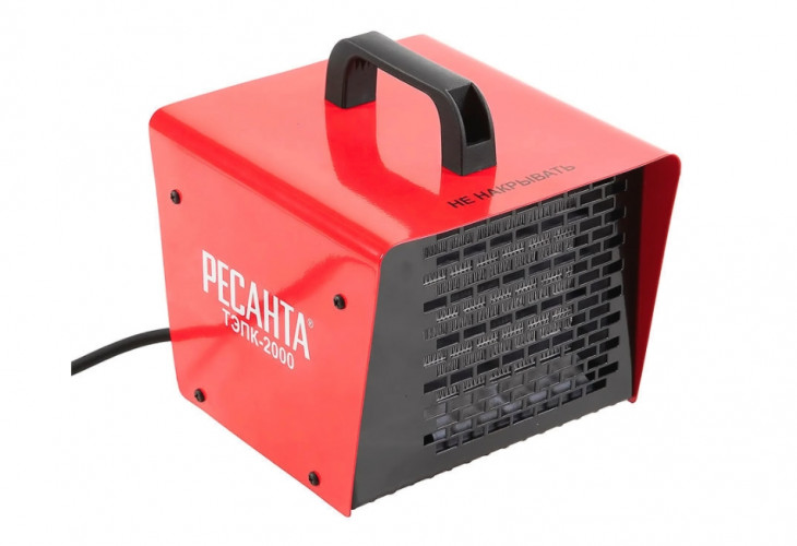 Пушка тепловая электрическая (керамика) ТЭПК-2000, 2кВт, Ресанта 67/1/21