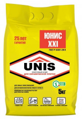 Клей для плитки Unis XXI, класс С0 Т, 5 кг