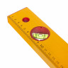 Уровень алюминиевый 400мм Yellow 3 глазка, линейка РемоКолор 17-0-004