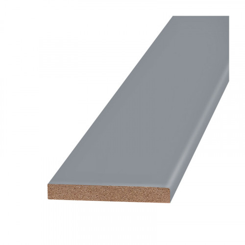 Добор крашеный 100x10x2200мм серый 7040 гладкий Олови