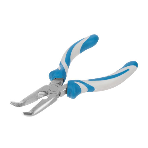 Тонкогубцы изогнутые 180мм CrV двухкомпонентные рукоятки РемоКолор 34-4-032