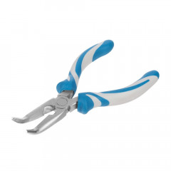 Тонкогубцы изогнутые 180мм CrV двухкомпонентные рукоятки РемоКолор 34-4-032